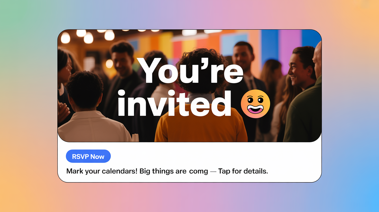 Events LinkedIn Post Template